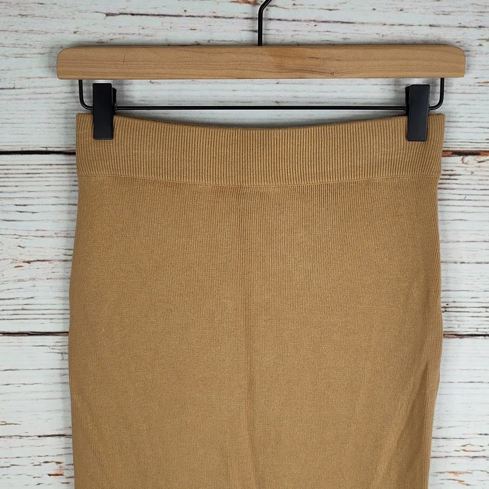 Open Edit Long Knit Pencil Skirt - Picture 2 of 7